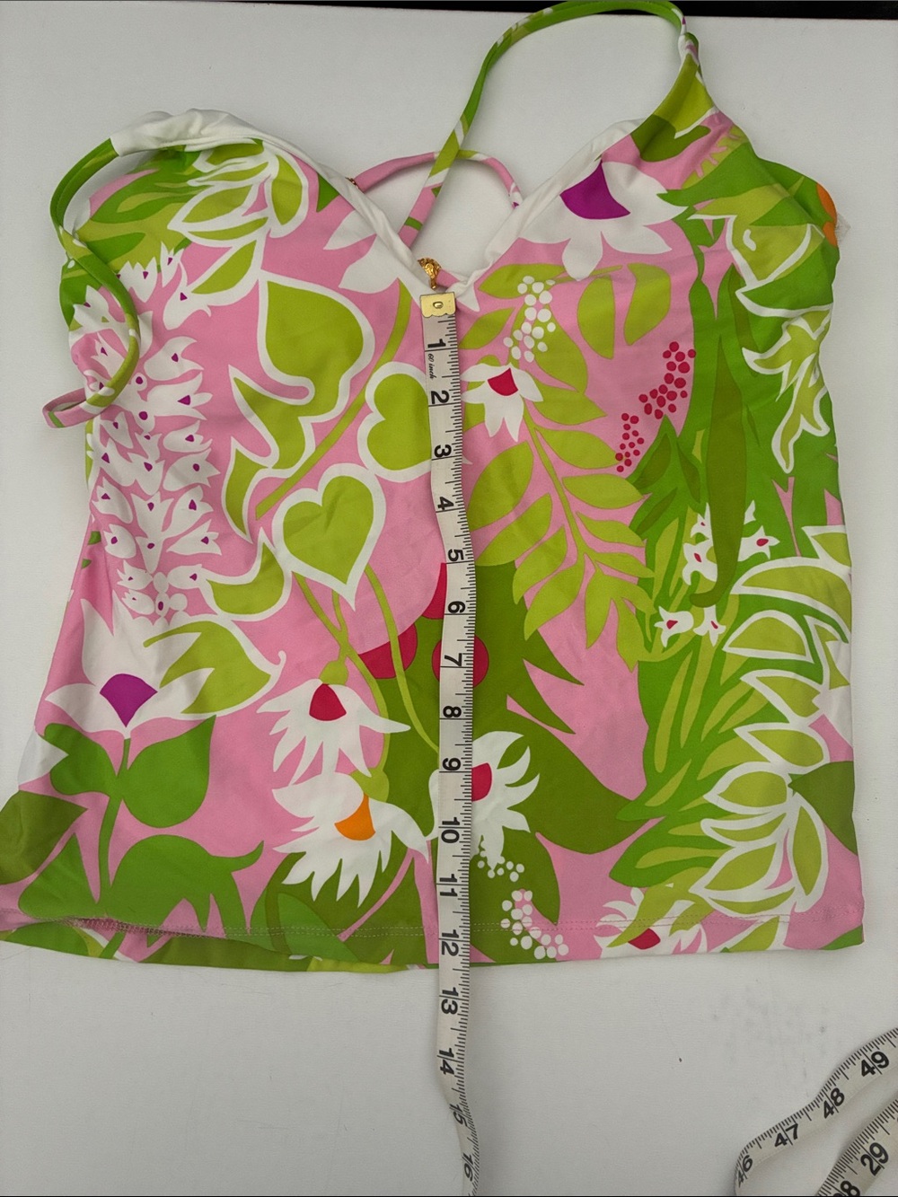 TRINA TURK Swimsuit Set LA PALMA Tankini + Hipster sz 10 - Picture 11 of 12